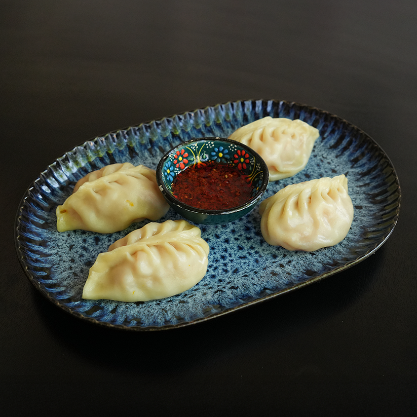 Une assiette de mantas