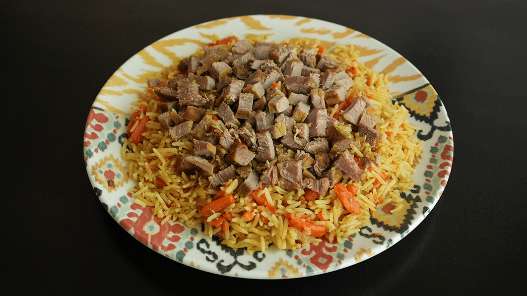 Plat de polo ouïghour